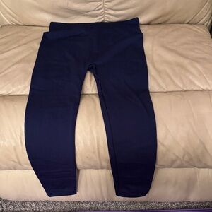 Active Club, women’s fleece lined leggings, navy blue
S/M